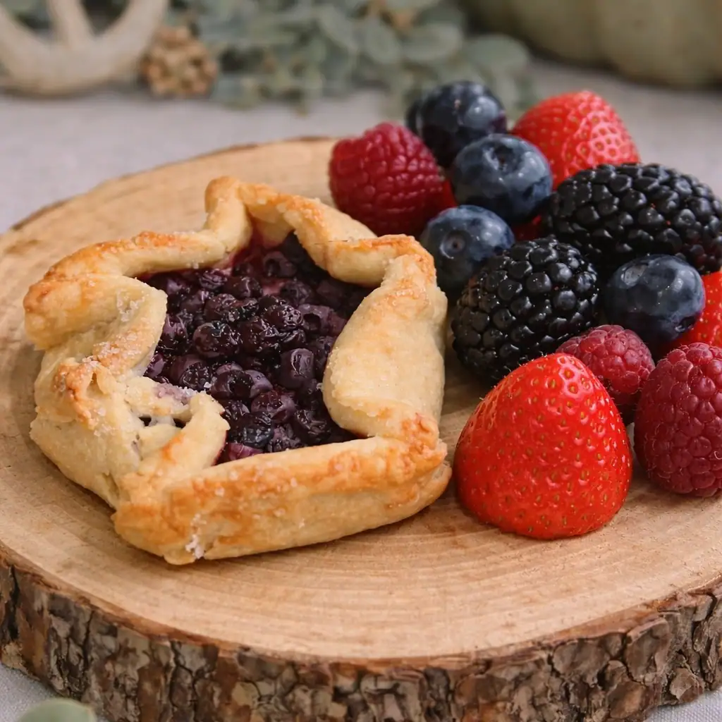 Mini Blueberry Galette