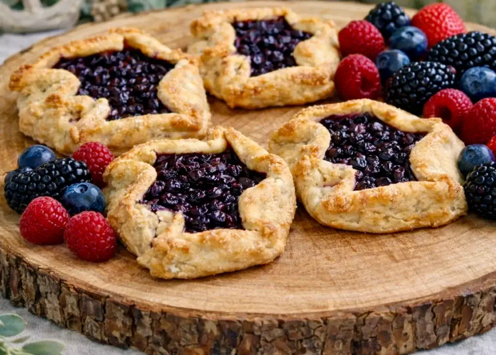 Mini Blueberry Galette from Pocahontas Disney Dinner