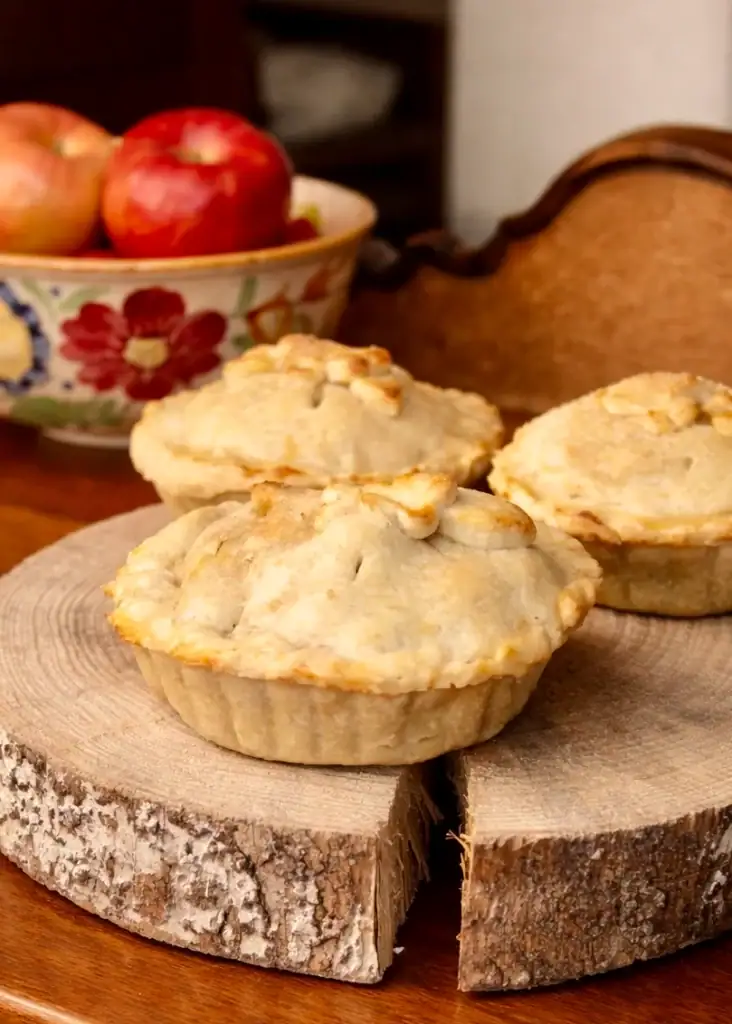 Mini Apple Pies Snow white Dessert