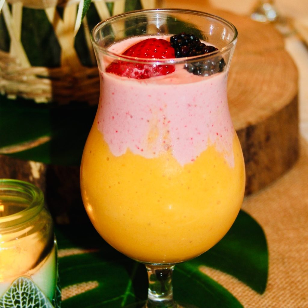 Hawaiian Layered Smoothie - Pixie Dust &amp; Posies