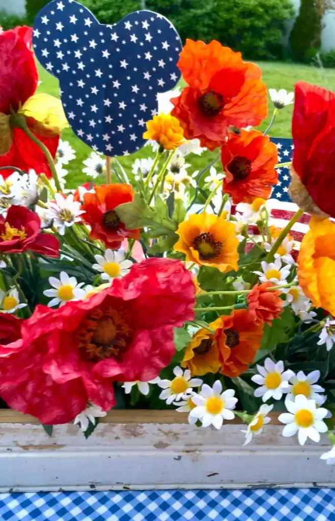 Patriotic Disney Wildflower Arrangement